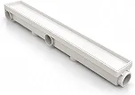 Ralo Invisível Linear Branco 6x50 cm Branco Anti Mau Cheiro, Ralo Oculto Para Colar Pisos em Geral, Base ABS Reforçado para Banheiro Cozinha Área Externa piscina