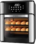 MONDIAL Fritadeira Air Fryer Forno Oven 12L, Preto/Inox, 2000W, 110V - AFON-12L-BI