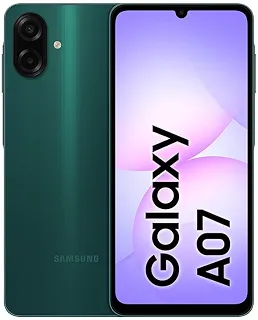 Celular Samsung Galaxy A07 128GB, 4GB, Câm. 50MP, Tela 6.7'- Verde