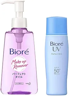 Kit Biore – Óleo Demaquilante Facial + Protetor Solar Facial