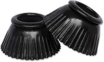 Cloche De Borracha Para Equinos e Muares Protetor de Casco (PRETO)