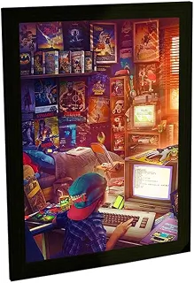 Quadro Decorativo Videogame Retro Gamer Jogos Classicos 08