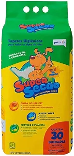 Petix Tapete Higiênico Supersecão para Cães, 30 Unidades
