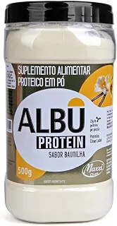 Albumina em Pó MaxxiOvos Albu Protein, Sabor Baunilha, 500g