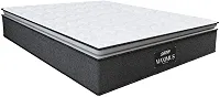 Colchão Casal Queen Molas Ensacadas Pillow Top Maximus 158x198x28cm Cinza/Branco Gazin - Suporta até 120Kg por Pessoa