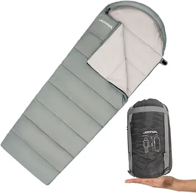 JOYFOX Saco De Dormir Térmico Casal Ou Solteiro Grande Patchworkable Lavável À Máquina Ultralight 1.3KG / 1.8KG -1,5ºc À -3,5ºc / -3ºc À -5ºc Camping