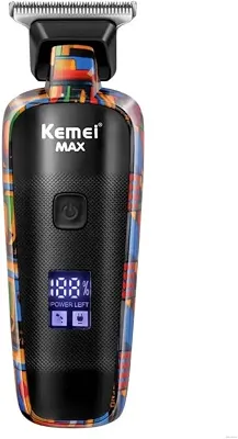 Máquina de Acabamento Profissional KM-MAX5090 Kemei (Máquina de Cortar Cabelo)