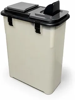 Porta Ração Container 15kg Tampa Vedada Proteção Anti Formigas Pet Cães Gatos