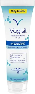 Vagisil Sabonete Líquido Íntimo Feminino em Gel, pH Equilíbrio, Fortalece Defesas Naturais da Zona Intima, Fragrância Suave, 300g