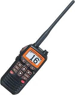 Standard Horizon Rádio VHF portátil HX210, preto