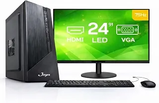 COMPUTADOR COMPLETO OFFICE INTEL CORE I5 14400 14ª GERAÇÃO 16GB RAM SSD 480GB MONITOR 24'' 75HZ HDMI WINDOWS 11