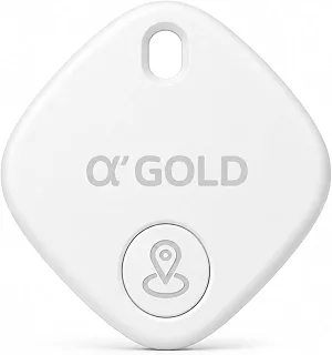 Tag Rastreador GPS Compatível com Find Hub Google Android Smart com Alarme Localizador Sonoro Air Bateria Duradoura, Localiza Chaves, Malas, Pets, Crianças (Branco)