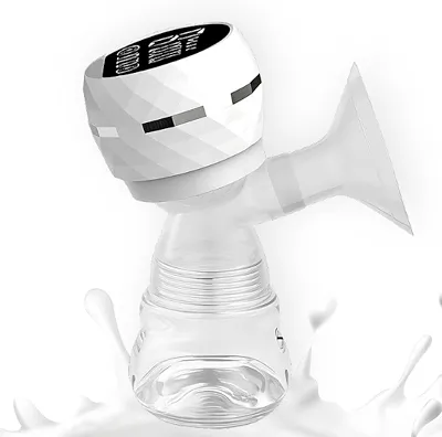 Bomba de Tirar Leite Elétrica, Portátil e Silenciosa – Extrator de Leite Materno Confortável, Compacta e Discreta com Massageador de Mama, Tela LED, 2 Modos e 9 Níveis de Sucção