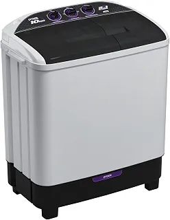Praxis Máquina de Lavar Roupas 10kg 2 em 1 Lava 6kg e Centrifuga 4kg 127v Branca