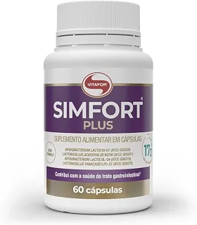 Vitafor Simfort Plus - 60 Cápsulas, Cor: Branco