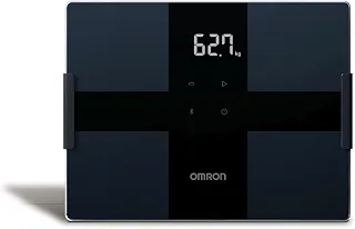 Balança de Bioimpedância Omron CONNECT 2 Balança de Banheiro Vidro Temperado de Chão