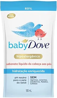 Baby Dove Refil Sabonete Líquido Hidratação Enriquecida 180Ml