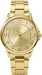 Relógio Feminino Banhado Dourado Casual Inox Analogico+ Caixa Presente Mulher Premium Luxuoso