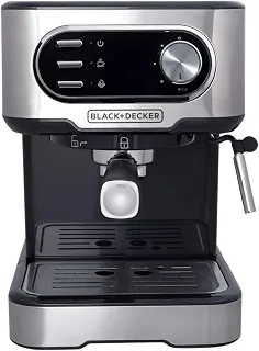 BLACK+DECKER Cafeteira Elétrica, Compatível com Cápsulas Nespresso e Dolce Gusto, Até 2 Xícaras de Café Simultâneas, 220 V, Modelo CE1100G-B2