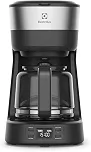 Cafeteira Elétrica Electrolux inox filtro permanente removivel capacidade 1,2L 30 xicaras função timer painel digital desligamento automatico ECM25 127v