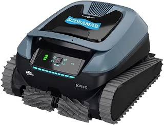 Robô automático para limpeza de Piscinas EON -100 Sodramar sem fio para Piscinas de até 10m de comprimento