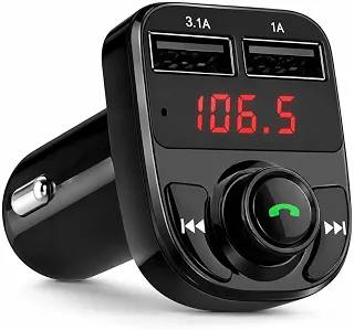 Adaptador Bluetooth X8 Carro Universal Transmissor Fm Som Automotivo MP3 Sem Fio Carregador Veicular