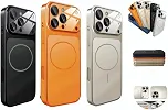 Capa para iPhone Transforma em iPhone 17 Pro Max Luxo, Preto, 17