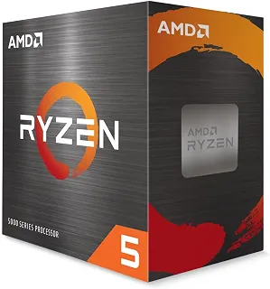 Processador AMD Ryzen 5 5500 100100000457BOX, Cerâmica Cinza
