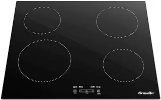 Cooktop Mueller 4 Bocas de Indução com Turbo Mci014bg1 220v, Preto