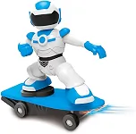 Zoop Toys Brinquedo Robô Skatista Skate Space com Controle Remoto