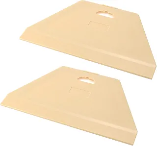 T Tulead Papel de parede mais suave ferramenta de plástico raspador de papel de parede ferramenta de alisamento flexível, 2 peças para janela, vidro, parede