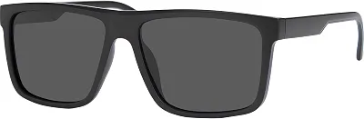 Óculos de Sol Masculino Quadrado Polarizado UV400 Preto E Cinza VH 2831