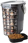 Plasútil Porta Ração com Tampa Hermética e Dosador 8,5 L Cachorro