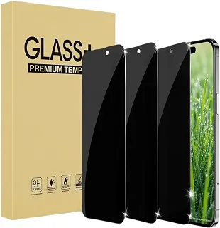 Pacote com 3 protetores de tela de privacidade para iPhone 15 Pro (6,1 polegadas), película de vidro temperado anti-espião, ultrarresistente, ângulo de privacidade equilibrado de 28 graus - Ferramenta