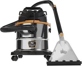 WAP Extratora e Aspirador Barril Carpet Cleaner Pro 25 1700W 2250mmH20 Com 8m de Alcance e Acabamento em Inox (127, Volts)