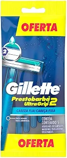 Aparelho de Barbear Gillette Prestobarba, Ultragrip, 5 Unidades