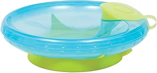 Buba Prato Térmico Com Ventosa Azul
