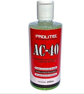 AC-40 Removedor de Chuva Ácida e Manchas de Vidros Prolitec 200ml