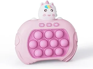Fast Push Game Pop It Mini Gamer Console Anti Stress Eletrônico Fidget Brinquedo De Apertar Desenhos (Unicornio)