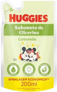 Huggies Refil Sabonete Líquido Camomila para Recém Nascido 200ml