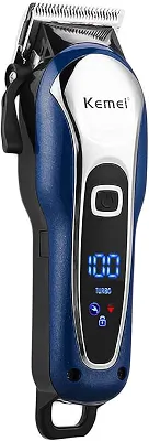 Máquina De Cortar Cabelo Profissional Aparador Kemei Km-1995