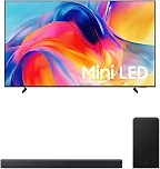 Samsung Smart TV 75' Mini LED 4K M75H + Soundbar Samsung B450F
