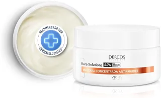 Vichy Dercos Kera-Solutions Máscara de Tratamento Capilar, para Cabelos Danificados por Química, Reparação Intensa, Ação Antifrizz e Antiumidade por 48h, 200ml