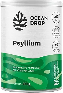 Psyllium em Pó Suplemento de Fibras Naturais Sem Sabor Uso Diário
