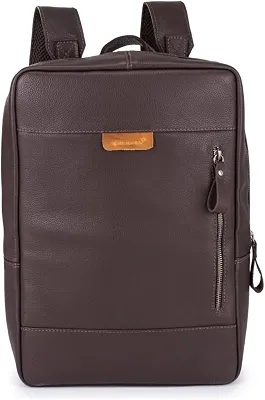 Mochila Masculina Executiva Slim para notebook Couro Legítimo