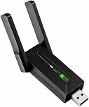 Adaptador Wifi 5G Potente Computador Usb 3.0 Dual Band 5.8ghz Placa De Rede Gigabit Alta Velocidade Wi-Fi 5GHz Ethernet Usb Com 2 Antenas