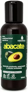 Óleo de Abacate Natuseiva 100ml Tratamento Capilar Hidratante Nutritivo Cabelo Seco Pele Ressecada Multifuncional Pré Poo Antifrizz Brilho Maciez Natural