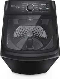 Electrolux Máquina de Lavar Electrolux 14,5kg Preta Efficient Cesto Inox, Jet&Clean e Filtro Fiapos (LEP15) 220V