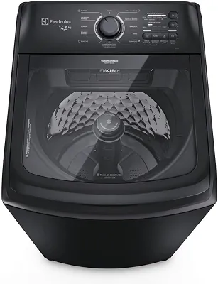 Electrolux Máquina de Lavar Electrolux 14,5kg Preta Efficient Cesto Inox, Jet&Clean e Filtro Fiapos (LEP15) 220V