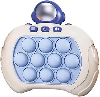 Pop It Eletrônico Anti-Stress: Brinquedo Bolhas Relaxantes e Divertidas para Crianças e Adultos Fidget Toy Sensorial Seguro Premium (Astronauta Capacete)